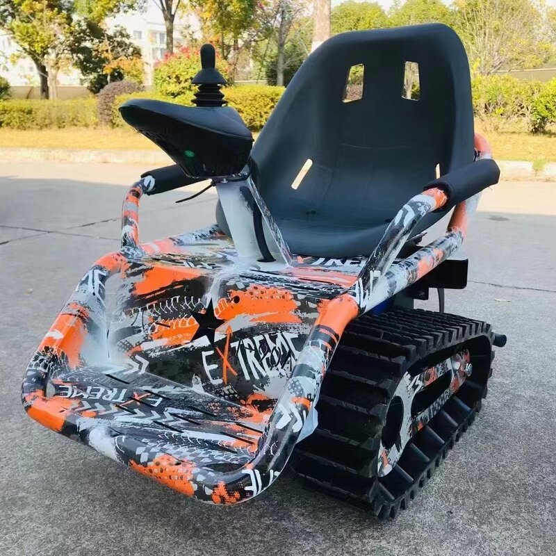 Mini Electric Tracked Tank - Hot Sale Playground Equipment Child Go-Kart Indoor/Outdoor Off-Road for Children