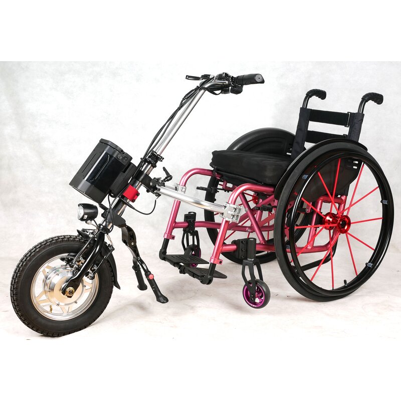 Electric Conversion Kit - 24V 250W Wheelchair Trailer Handcycle for Wheelchair Attachment