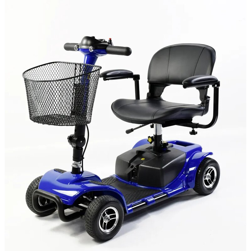 Folding Electric Mobility Scooter - MUNIU 4-Wheel for Adults with 250W Motor 20Ah Battery 6km/h Speed