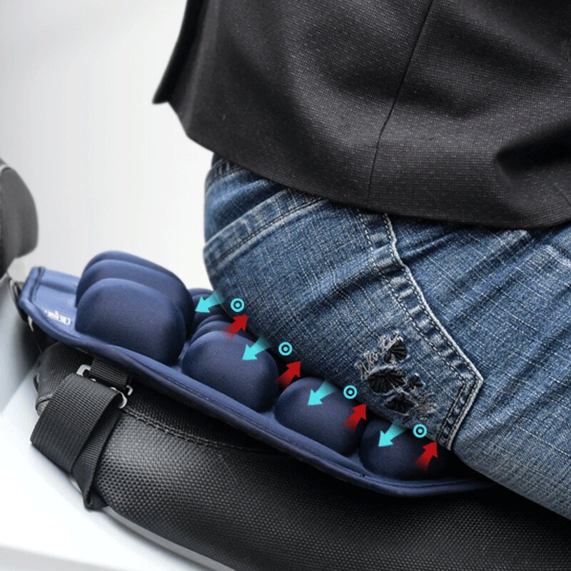 Air Inflatable Seat Cushion - Waterproof Comfortable for Electric Motorcycle Bike Scooter Car