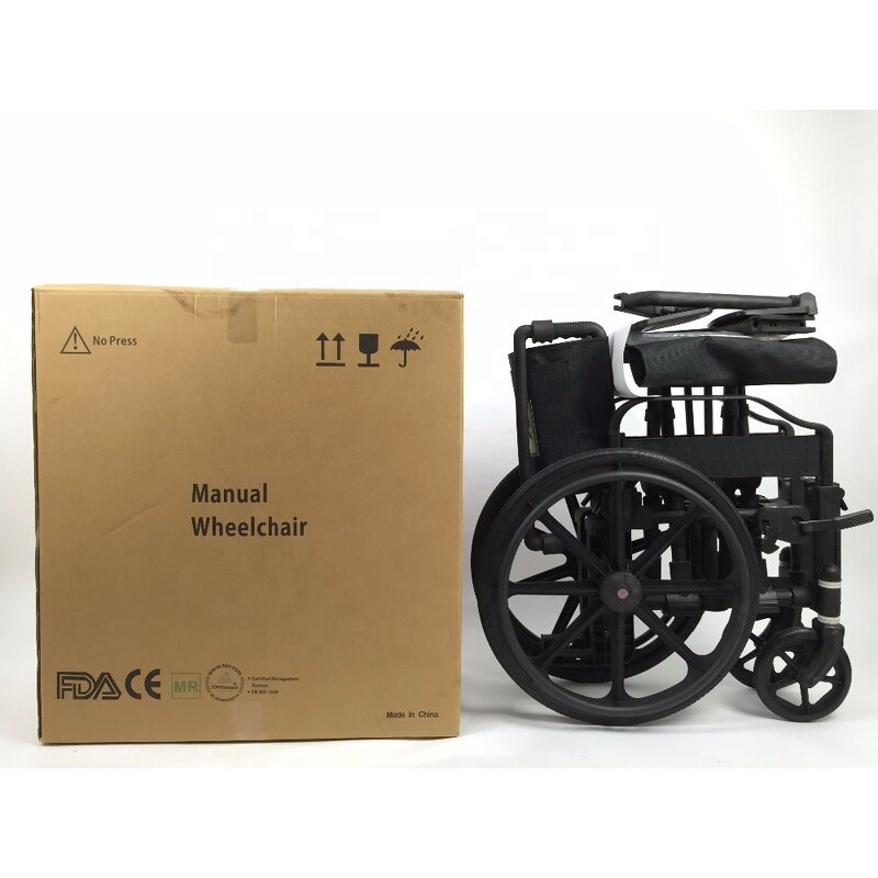 All Plastic Wheelchair - No Metal Magnetism MRI Compatible for MR and CT Use