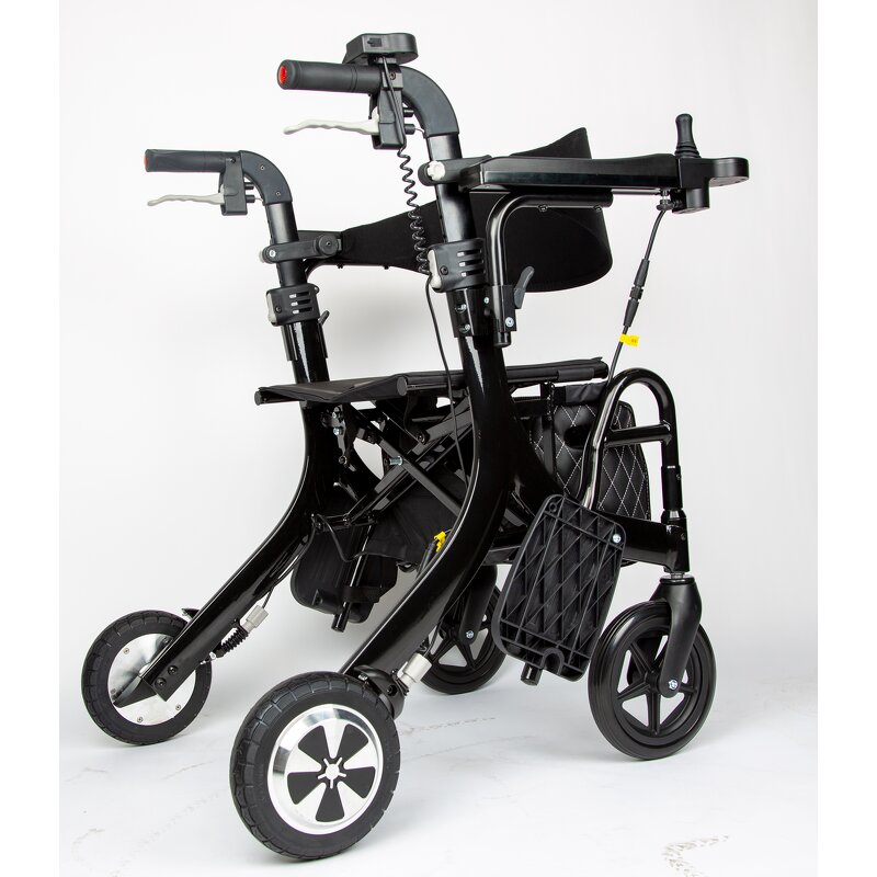 Electric Rollator Walker - Rehabilitation Therapy Supplier Multi-function for the Elderly