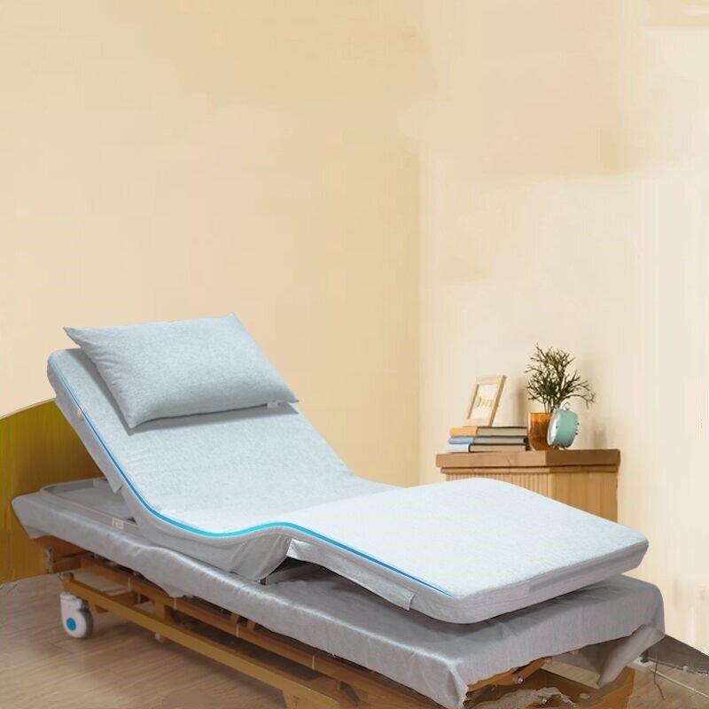 Electric Nursing Mattress Lifter - Multi Function Medical Nursing Bed Homecare Comfortable Germany Motor 135kg Capacity Adjustable Backrest