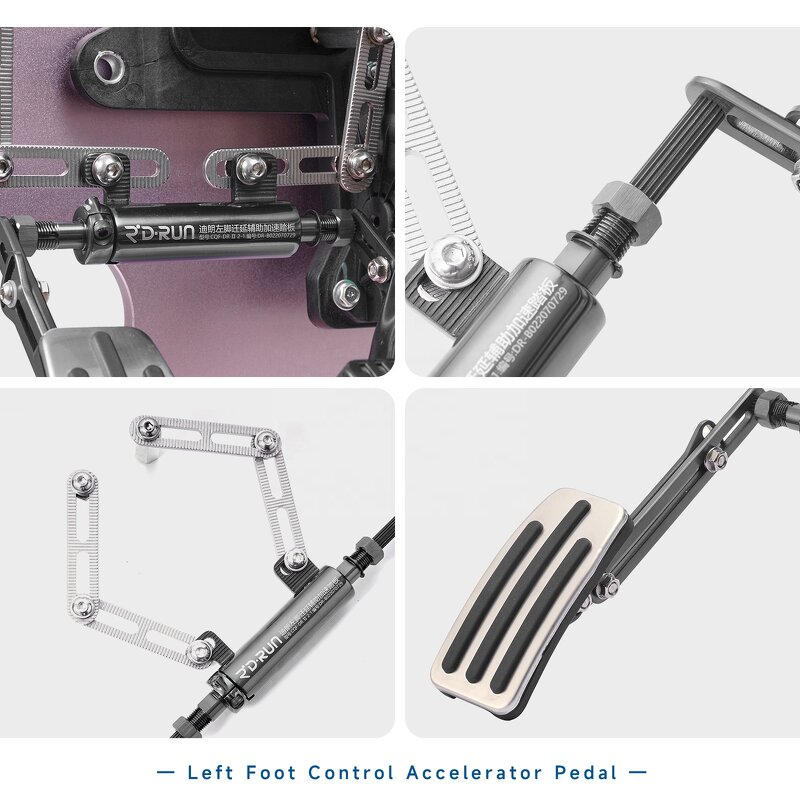 Left Foot Accelerator Pedal - for Handicapped Driving Car