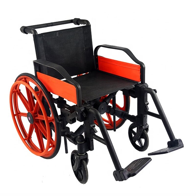 MRI Manual Wheelchair - Hospital Medical Use Lightweight Folding Plastic CE Approved