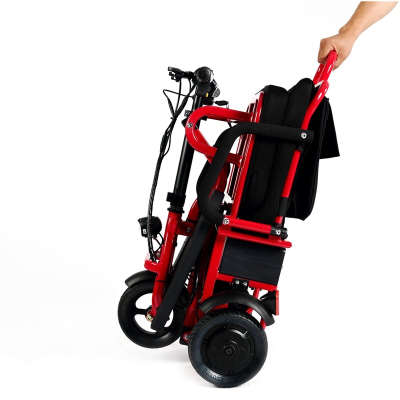 Folding Electric Mobility Scooter - Lightweight 36V 8Ah 3 Wheels 300W for Elderly 30km/h 130kg