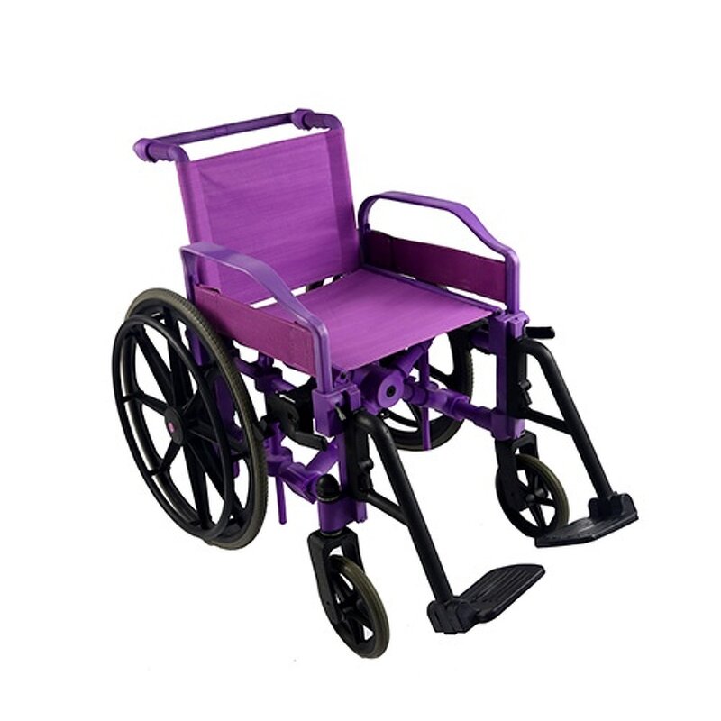 Manual Wheelchair - Rehabilitation Therapy Supply for Disabled Elderly People MRI