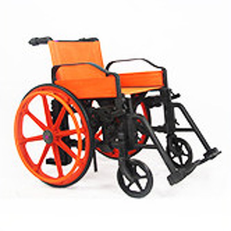 MRI Manual Wheelchair - No Metal Plastic Waterproof Shower Wheel Chair