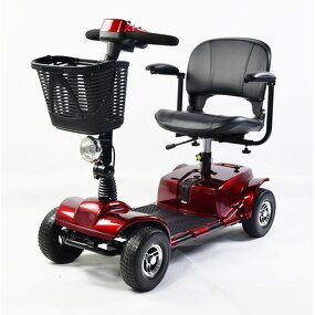 Electric Mobility Scooter - CE Certified 4-Wheel PG Controller with 250W Motor 20AH Battery 6km/h Speed