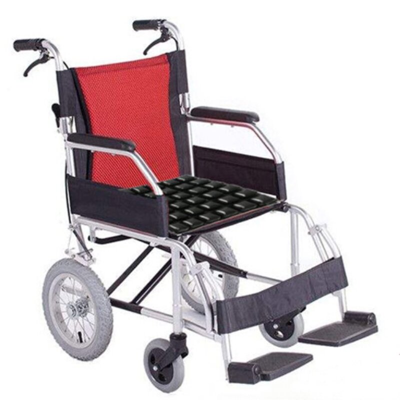 Air Cell Wheelchair Cushion - Waterproof Pressure Cool Feeling Inflatable