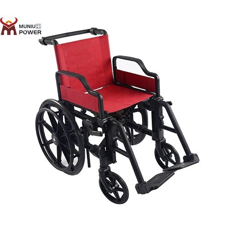 Manual Wheelchair - Rehabilitation Therapy Supply for Disabled Elderly People MRI