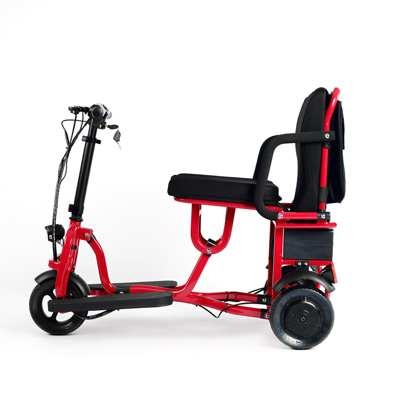 Folding Electric Mobility Scooter - Lightweight 36V 8Ah 3 Wheels 300W for Elderly 30km/h 130kg