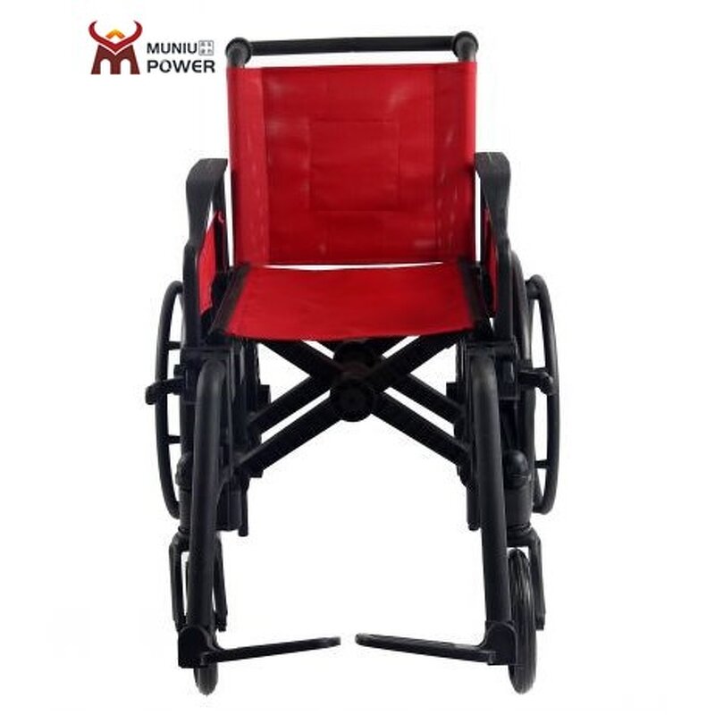Plastic MRI Wheelchair - No Metal Light Weight Waterproof Hospital Medical for Disabled People