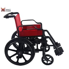 MRI Manual Wheelchair - No Metal Plastic Waterproof Shower Wheel Chair