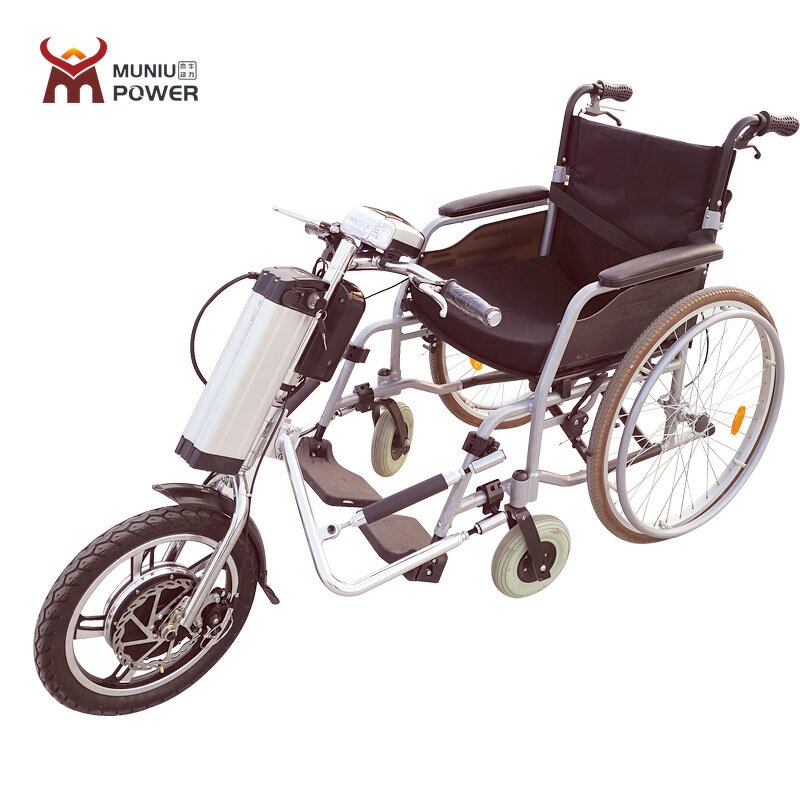 Wheelchair Drive Motors Kit - MUNIU Hot Sale for Disable People Wheelchair Attachment Handcycle