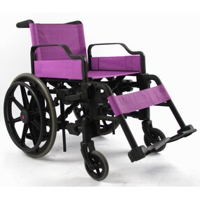 Plastic Wheelchair - Medical MRI No Metal Lightweight Portable for Disabled