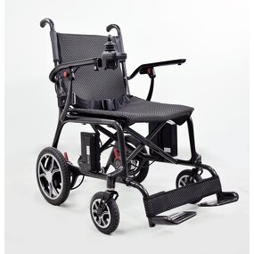 Carbon Fiber Electric Power Wheelchair - Medical Therapy Light Weight Folding Ultralight for Disabled