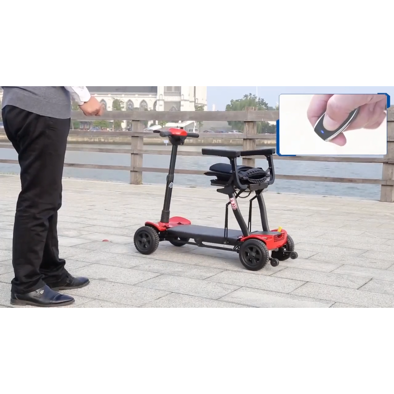 Folding Electric Mobility Scooter - 4 Wheel Small Intelligence Remote Control Four Wheel Atto China