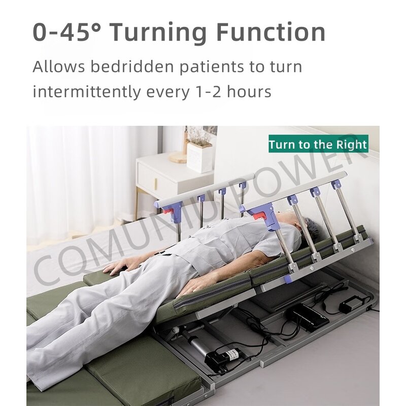 Electric Nursing Mattress Lifter - Sit-Up Backrest Raising Pressure Relief Patient Lifting Rehabilitation Therapy