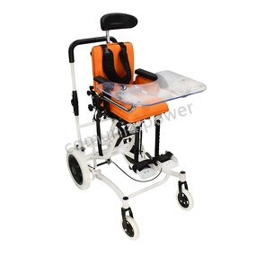 Pediatric Reclining Wheelchair - MUNIU for Cerebral Palsy Children Adjustable Seat Width 25-32cm Adjustable Seat Height 35kg