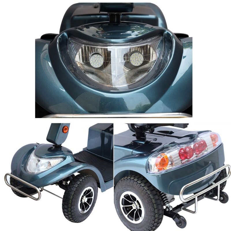 Electric Mobility Scooter - Four Wheels Heavy Duty 800W Powerful Outdoor for the Elderly Disabled Adult