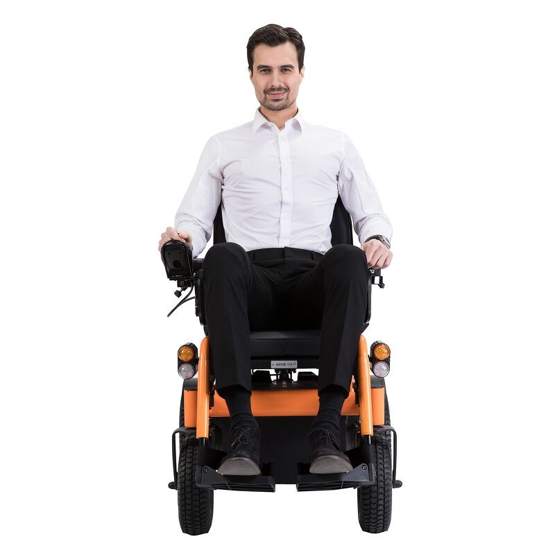 Off Road Electric Wheelchair - Heavy Duty with 55Ah*24V Battery for Disabled