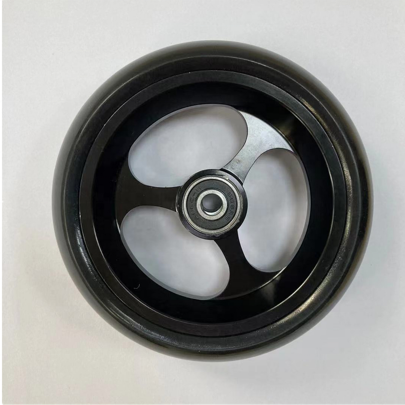 Wheelchair Front Wheel - MUNIU POWER MN16-A3/4-5 Spare Parts 3'' 4'' 5'' Aluminium Alloy & PU for Sport Wheelchair