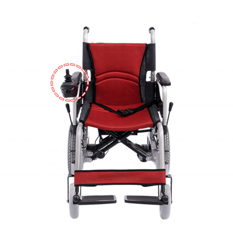 Folding Electric Wheelchair - 250W*2 Portable with 24V 12Ah Battery 15-20km Range for Disabled