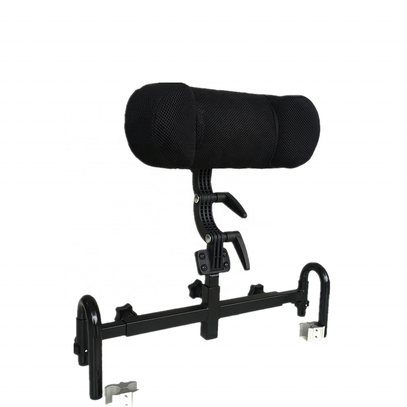 Wheelchair Headrest - MUNIU POWER HR01 Adjustable Spare Parts Plastic Steel Frame for Electric Wheelchairs