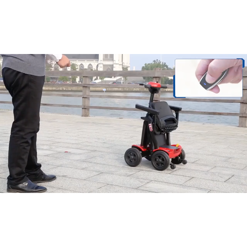 Folding Electric Mobility Scooter - 4 Wheel Small Intelligence Remote Control Four Wheel Atto China