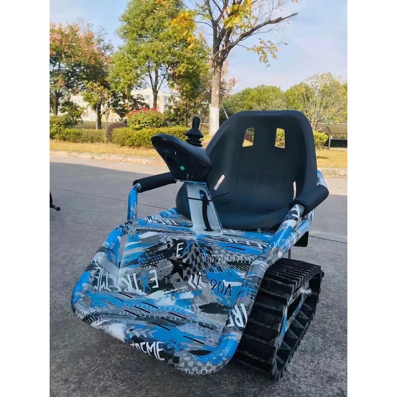 Mini Electric Tracked Tank - Hot Sale Playground Equipment Child Go-Kart Indoor/Outdoor Off-Road for Children