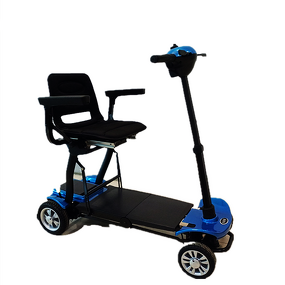 Folding Electric Mobility Scooter - Lightweight Moped Portable Atto 4 Wheel for Adults Seniors