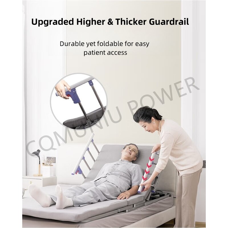 Electric Nursing Mattress Lifter - Sit-Up Backrest Raising Pressure Relief Patient Lifting Rehabilitation Therapy