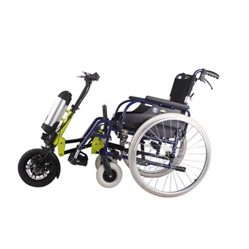 Electric Handcycle - Rehabilitation Equipment 36V 250W Adjustable Wheelchair Attachment Handbike Trailer for the Disabled