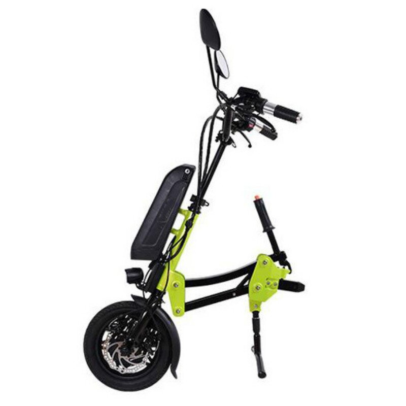 Electric Handcycle - Rehabilitation Equipment 36V 250W Adjustable Wheelchair Attachment Handbike Trailer for the Disabled