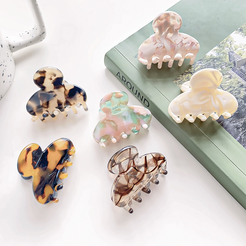 Hair Clip Manufacturer - Wholesale French Retro 4cm Custom Acetate Side Bang