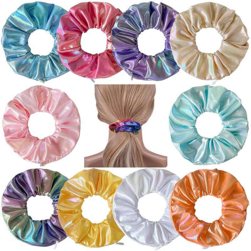 Hair Ties Manufacturer - Wholesale Elastic Strong Thick Pu Leather Hidden Pocket Zipper