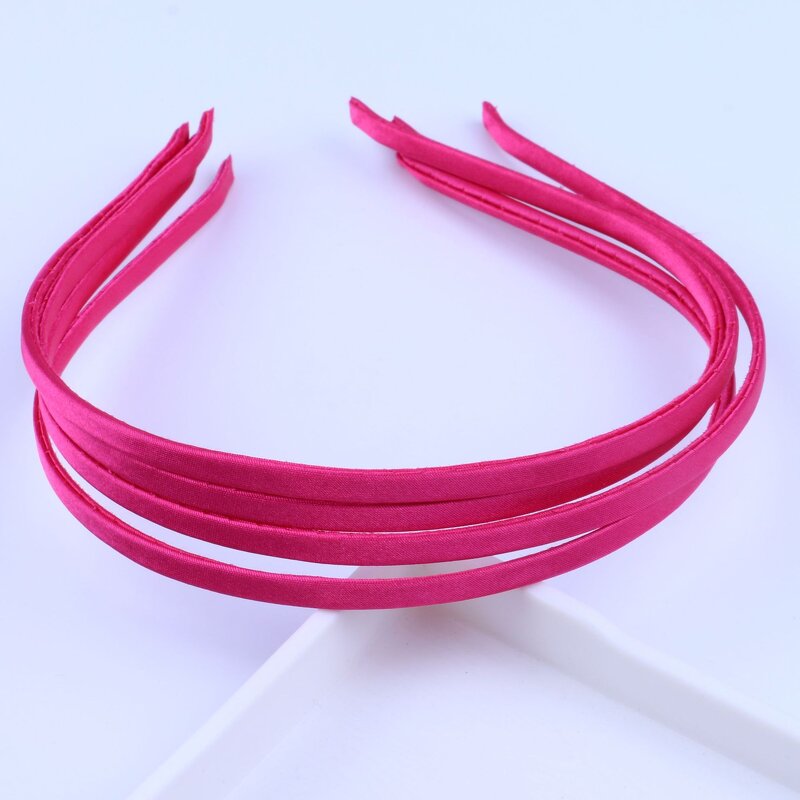 Head Band Manufacturer - Wholesale 5mm 0.5cm Wide Cloth Diy Metal Plain Satin