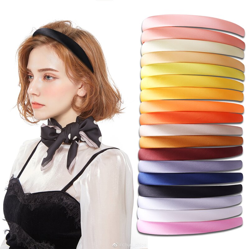 Head Bands Manufacturer - Wholesale 1.5cm Thin Candy Women Kids Girls Plastic Hard