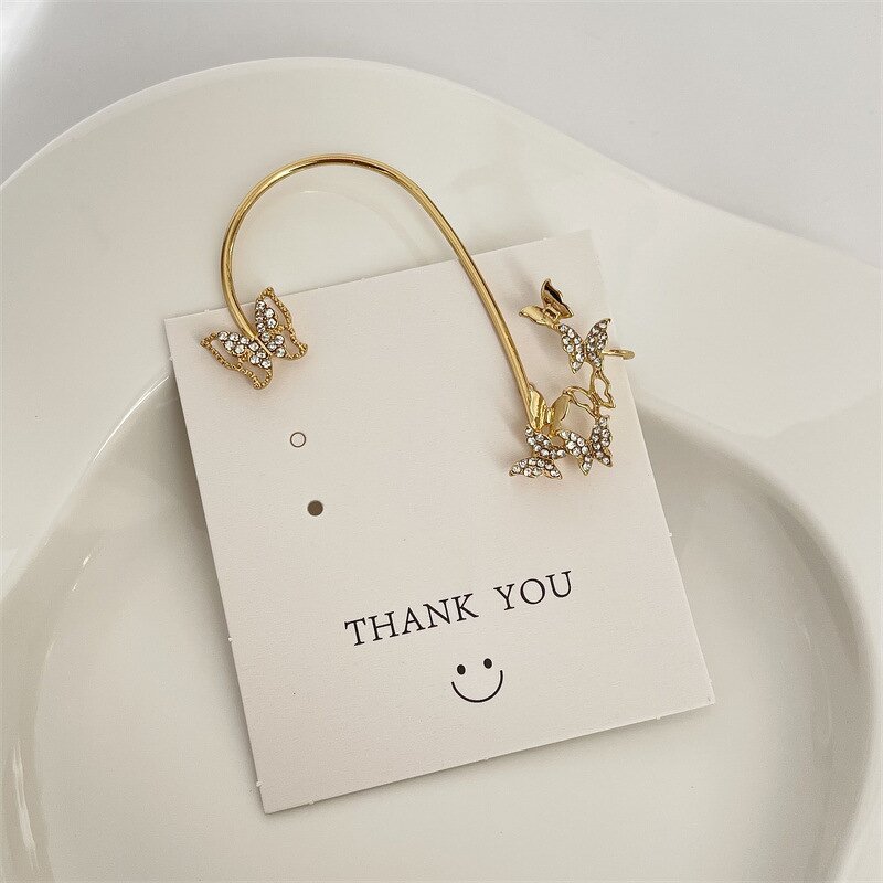 Earrings Manufacturer - Earring Cuffs Women Pierced Snake Shape Ear Cuff Warp Gold