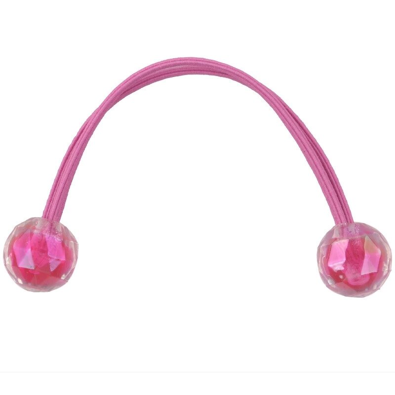 Hair Ties Manufacturer - Ponytail Holders Rope Elastic Kids Baby Bead Bling Two Balls