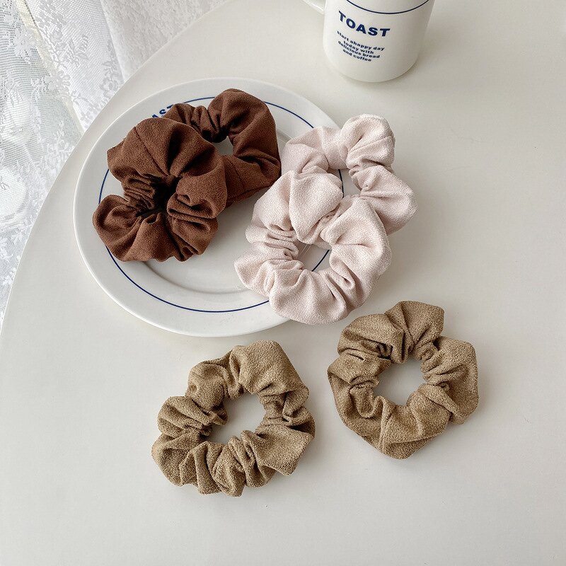 Hair Ties Manufacturer - Wholesale Elastic Bulk Non Slip Plain Strong Matte Suede