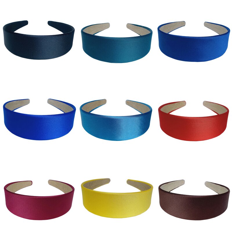 Headband Manufacturer - Wholesale 4cm Wide Ladies Girls No Slip Lined Ribbon Fabric