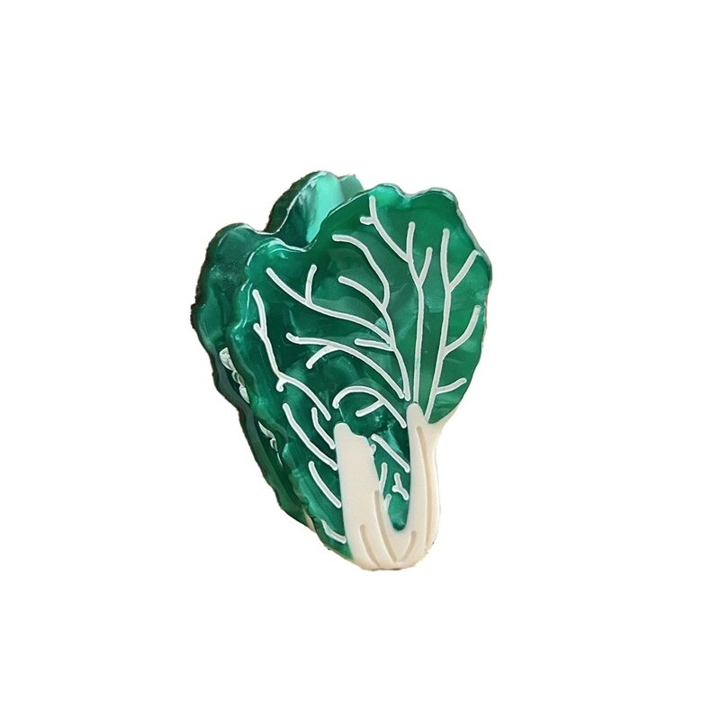 Hair Clamp Manufacturer - 3.5cm Small Mini Acetate Food Cabbage Vegetables Hair Claws
