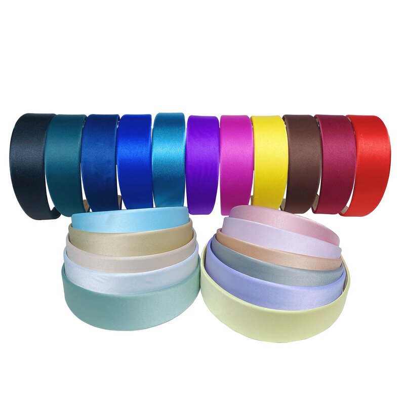 Headband Manufacturer - Wholesale 4cm Wide Ladies Girls No Slip Lined Ribbon Fabric