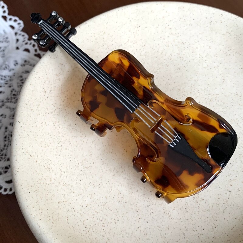 Hair Clamp Manufacturer - Large School Cute Horns Violin Guitar Piano Acetate Organ