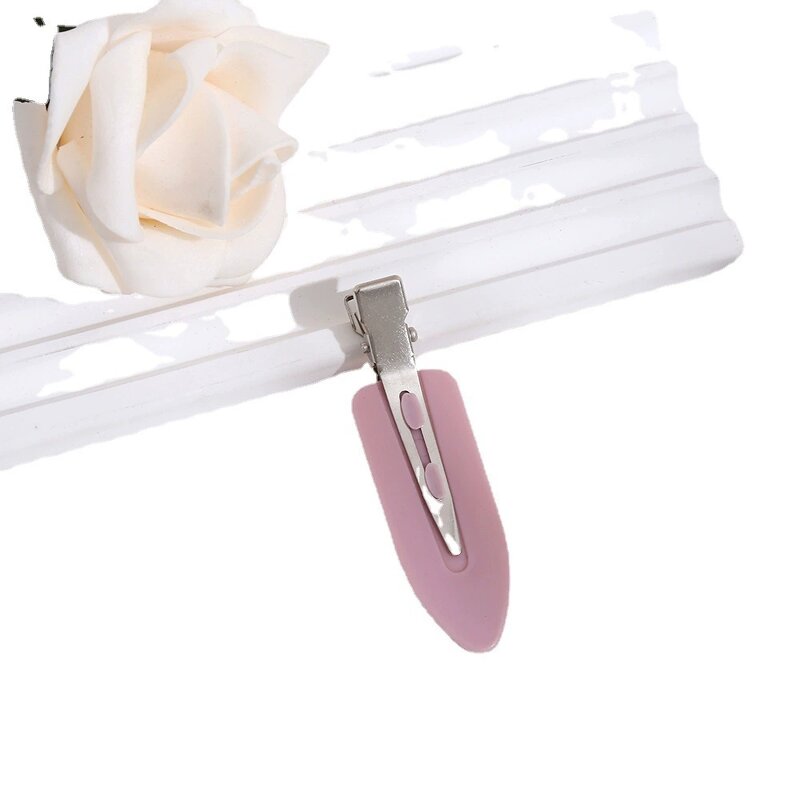 Hair Clip Manufacturer - Duck Bill Flat No Dent Plastic Side Hairgrip Creaseless