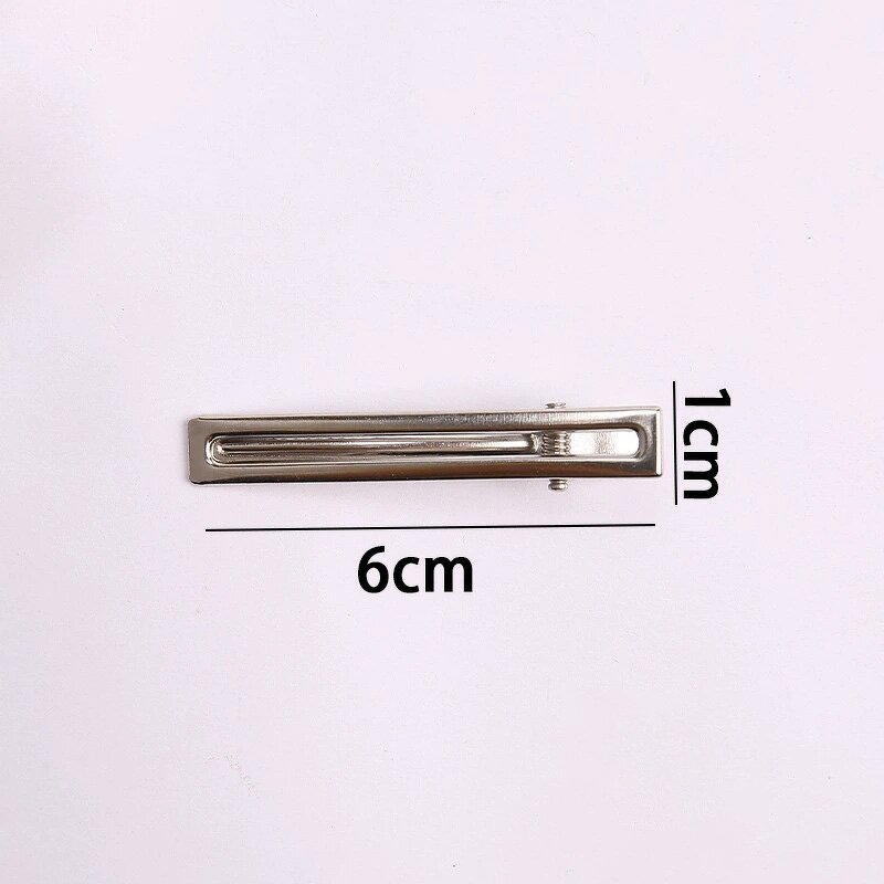Hair Accessories Manufacturer - Diy Silver Pin Bangs Crocodile Duckbill Grip Barrettes