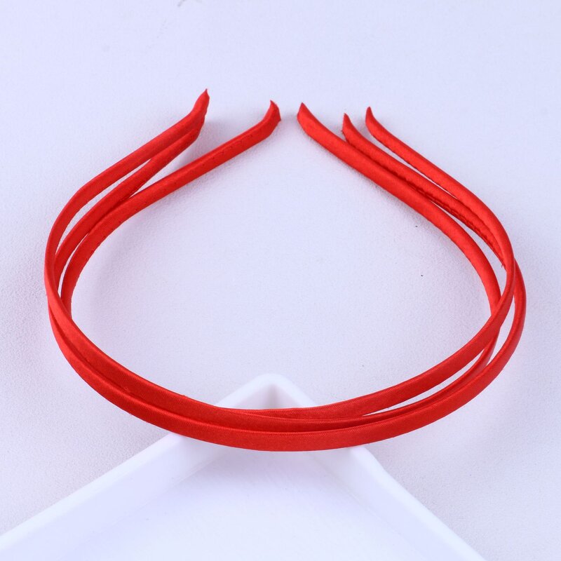 Head Band Manufacturer - Wholesale 5mm 0.5cm Wide Cloth Diy Metal Plain Satin