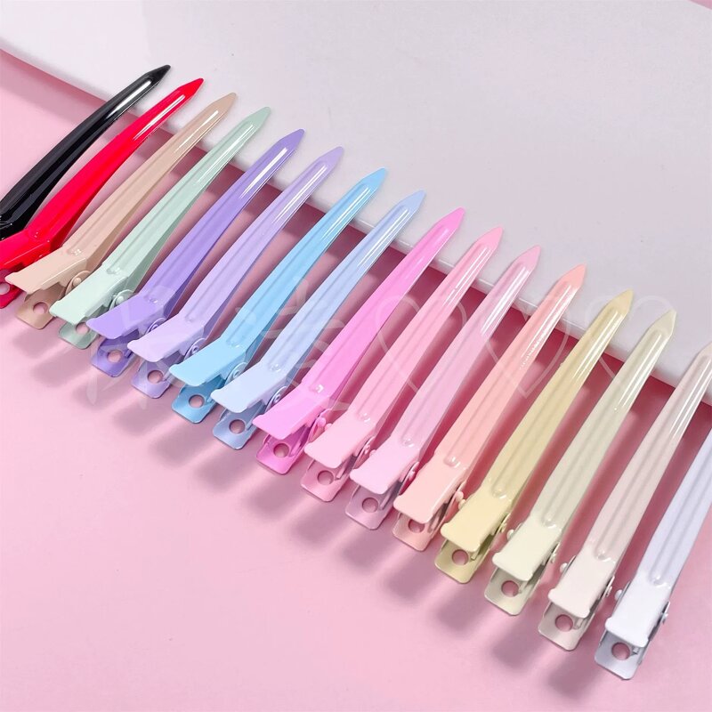 Hair Grip Manufacturer - Candy Metal Duckbill No Crease Fluffy Hairpins for Salon